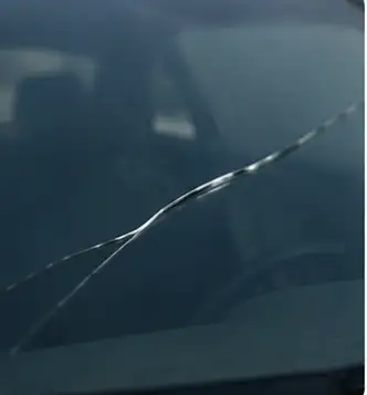 Crack Spreading Across the Glass