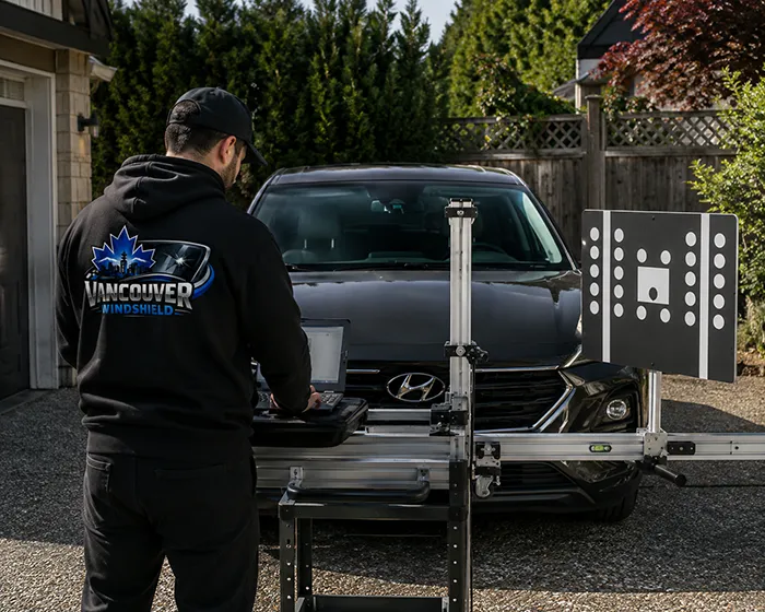 ADAS calibration service for vehicles equipped with advanced driver assistance systems