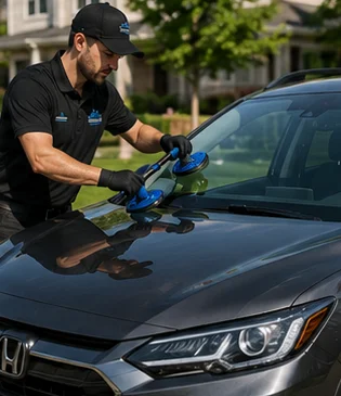 4. Professional On-Site Auto Glass Service