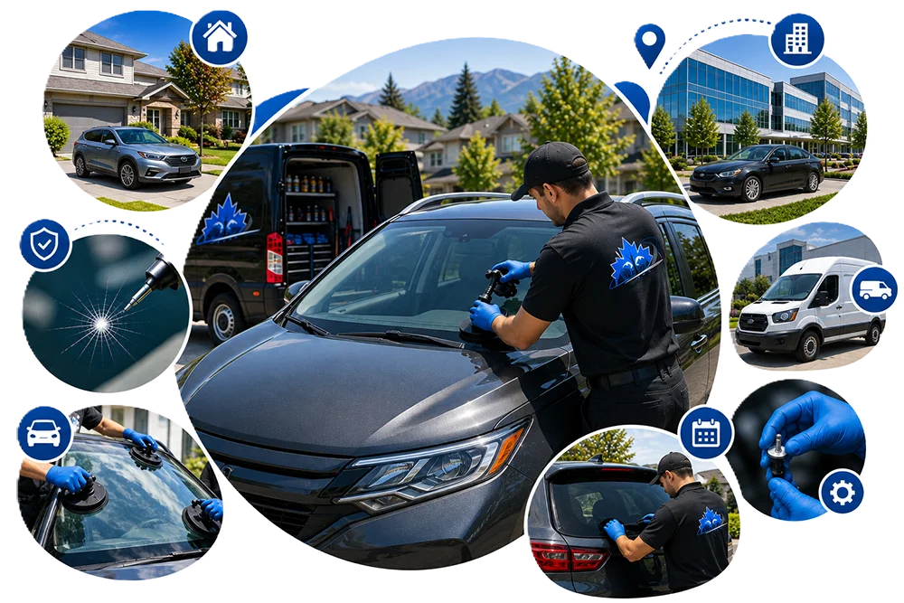 Auto Glass Service Where Your Vehicle Is Parked