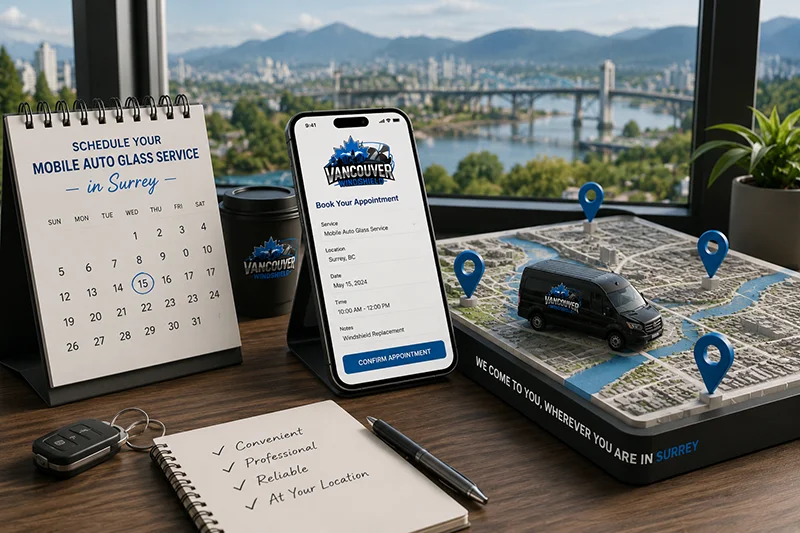 Schedule Mobile Auto Glass Service in Surrey