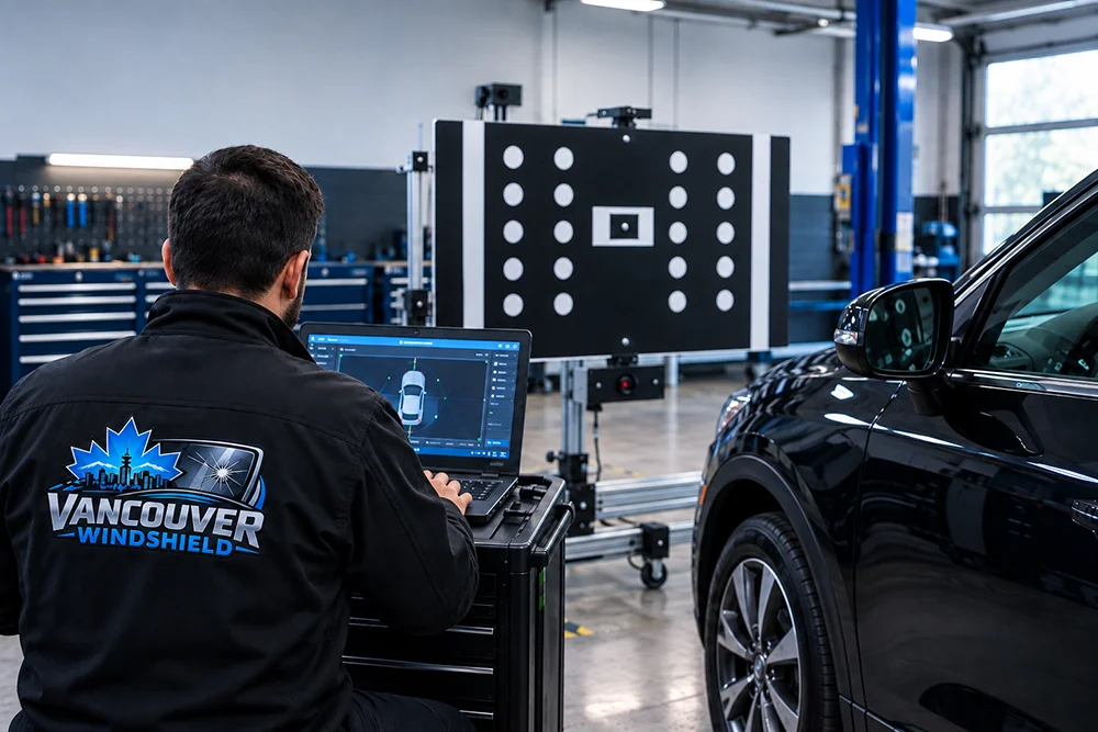 ADAS calibration service for vehicles equipped with advanced driver assistance systems